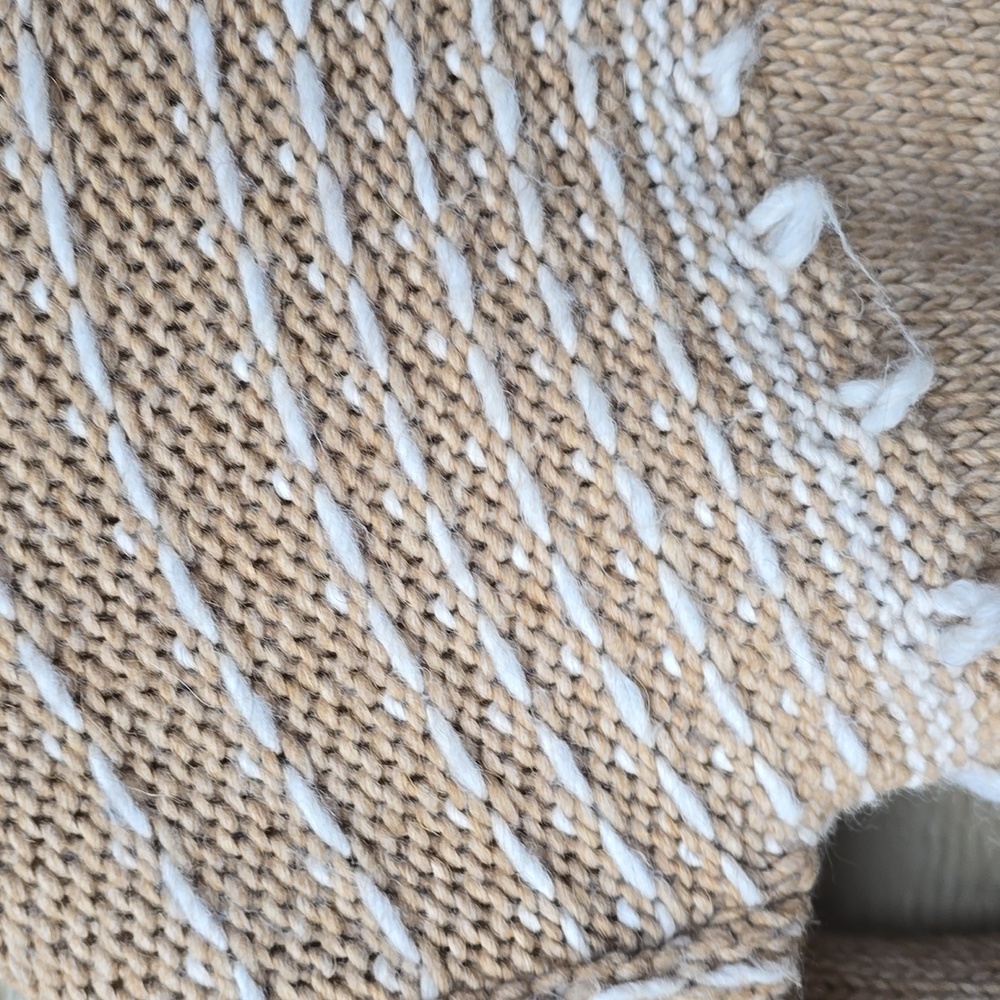 Anthropologie Elsamanda chunky Italian wool blend sweater L - Picture 3 of 7